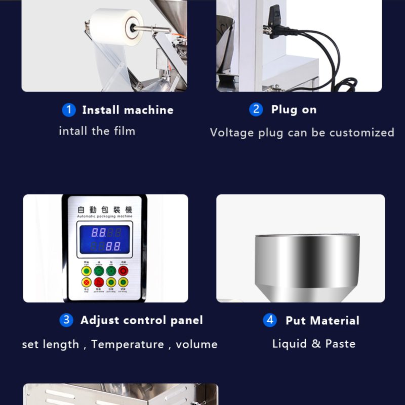 ginger garlic paste pouch packing machine (2)