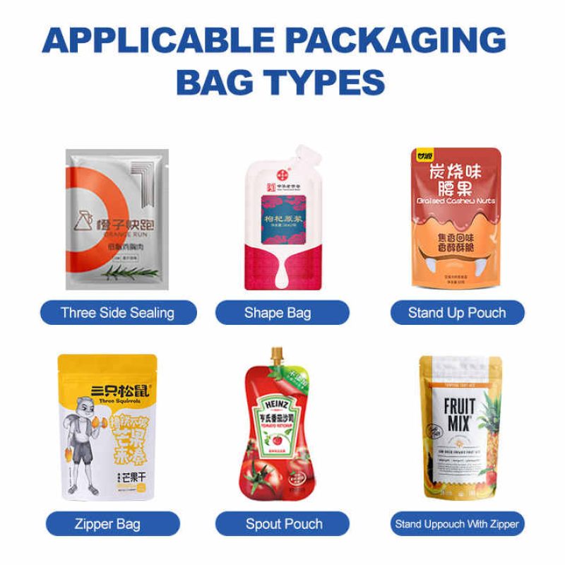 stroj na plnění předpřipravených sáčků