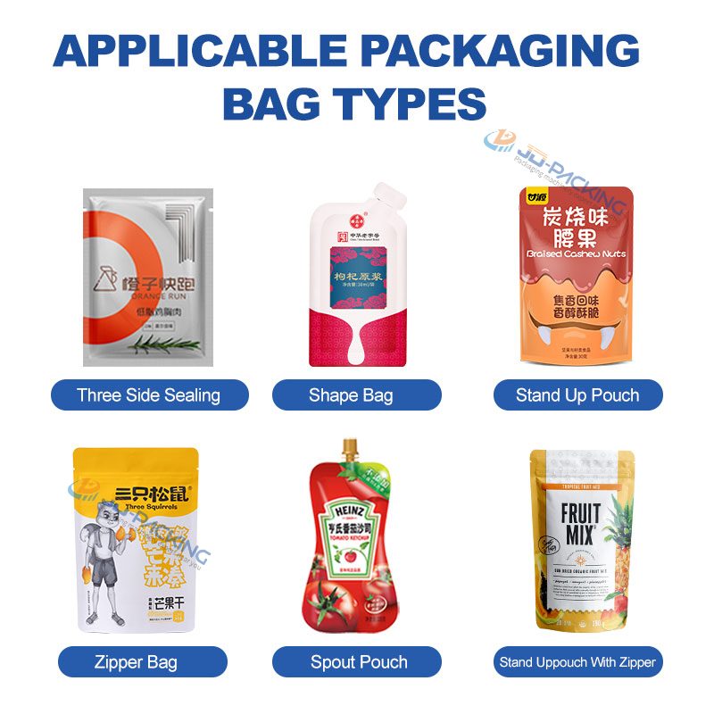 máquina de encher e selar sacos de pó pré-fabricados